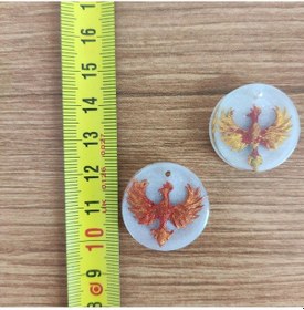 Resim El Yapımı 3d Baskı Anka Kuşu Heykeli 555 Krem 