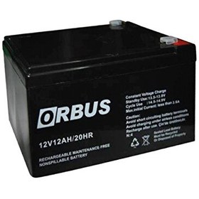 Resim Orbus 12V 12Ah Kuru Akü 