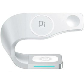 Resim Fogy 15w 4in1 Kablosuz Wireless Iphone Airpods Watch Şarj Standı 