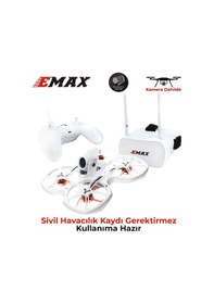 Resim Emax Tinyhawk Iı Rtf Kameralı Fpv Racing Drone W/uzaktan Kumanda+goggles Gözlük Kullanıma Hazır 