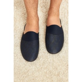 Resim Erkek Lacivert Çeyizlik Ev Terliği Q3G3K0CK 