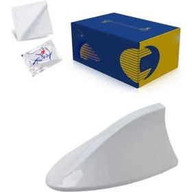 Resim Peugeot 301 Shark Beyaz Balık Sırtı Elektronik Radio Fm Anten 