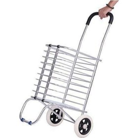 Resim Büro Ev Ofis Yazlık İçin Katlanır Taşınır Alışveriş Pazar Arabası 