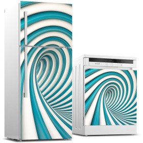 Resim Jasmin2020 Buzdolabı Ve Bulaşık Makinası Sticker Kaplama Etiketi 3d Dönence 