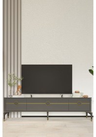 Resim Modalife Bella 200x45 Kapaklı TV Ünitesi Antrasit 