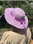 Resim People Gift Kadın Yazlık Plaj Şapkası, Deniz Tatili 162896861 Violet 