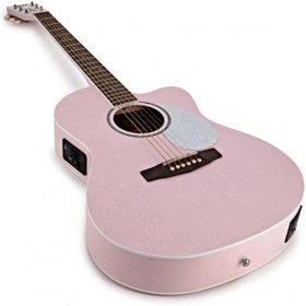 Resim Cort JADE CLASSIC PPOP Akustik Gitar | Pastel Pembe - Open Pore 