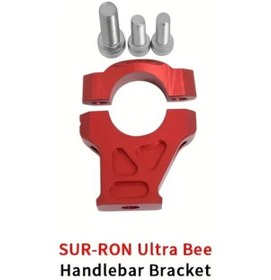 Resim Tongdashop Surron Ultra Bee Dirtbike Kırmızı Direksiyon Tutucu Braketi 