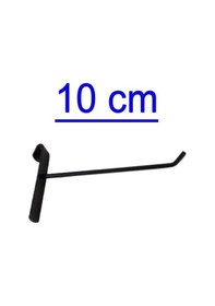 Resim 10 Adet 10 Cm Siyah Tel Pano Kancası, Metalik Kanca, Mağaza Kanca Siyah 