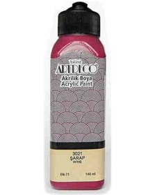 Resim Artdeco Akrilik Boya 140 Ml. 3021 Şarap 