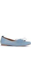 Resim Bueno Shoes Mavi Açık Deri Kadın Loafer 01WR3114 