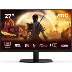 Resim Aoc Q27G42XNE 27" 180hz 0,5ms Freesync 2k Hdr10 Fast Va Gysnc Oyuncu Monitörü Ölü Pixel 