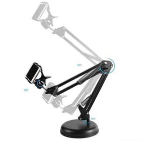 Resim Techmaster Masa Tablet Telefon Tutucu Tutacağı Youtuber Twitch Yayın Tmest03 