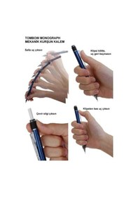 Resim Tombow Neon Pembe Mono Graph Mekanik Kurşun Kalem 0.7 mm 