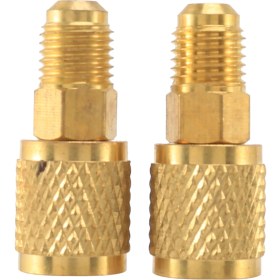 Resim Skyeyyt R410A Adaptör 5/16INCH Sae Dişi Hızlı Kuplörler 1/4inch Sae Erkek Parlaması, Mini Bölünmüş Sistem, Klimalar, Düz Tip Için Kullanılır (Yurt Dışından) 