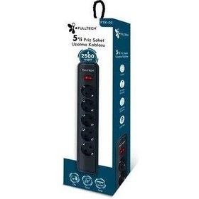 Resim FULLTECH FTR-23 2 METRE STRİP POWER 5'Lİ PRİZ 