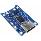 Resim Tp4056 Korumalı Lityum İon Batarya Pil Şarj Modülü 5v 1a-type C 