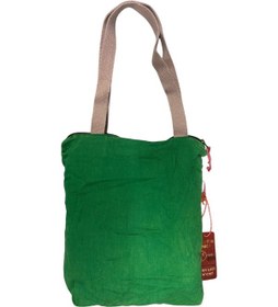 Resim Vintage Renkli Etnik Orta Boy Plaj Günlük Kadın Kol Omuz Çantası 27cm X 33cm Bej 