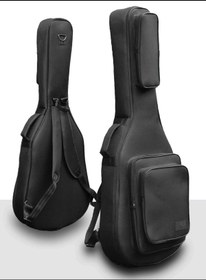 Resim Erga Müzik SİYAH PROFESYONEL GİGBAG KLASİK GİTAR KILIFI - ÇANTASI - SU GEÇİRMEZ 