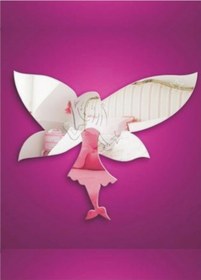 Resim M3 Decorium Küçük Peri Dekoratif Ayna Gümüş 