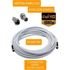 Resim Hall Breathe 20 Metre Rg6 Hd Uydu Ve Televizyon Kablosu Beyaz 