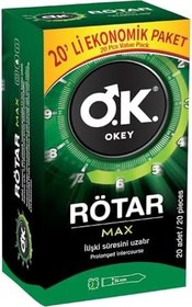 Resim OKEY Rötar Max Prezervatif, 20'li 