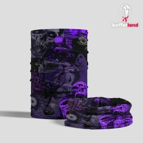 Resim bofferland Motosiklet Buff Bandana - Rüzgar Geçirmez Unisex Nefes Alabilir Kumaş Outdoor Bisiklet Kamp 62 