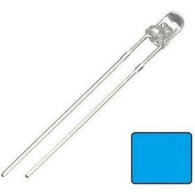 Resim Elektronikport-3Mm Şeffaf Mavi Led (100 Adet) 