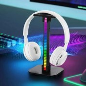 Resim Masaüstü Oyuncu Kulaklık Rgb Standı ZR715 