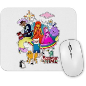 Resim Baskı Dükkanı Adventure Time Marceline Jack Finn Cartoon Network Buz Kralı Mouse Pad 