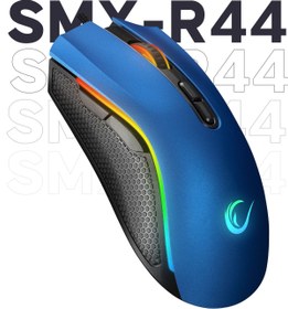 Resim Rampage Smx-r44 Makrolu Mavi 6400dpi Rgb Ledli Gaming Oyuncu Mouse 