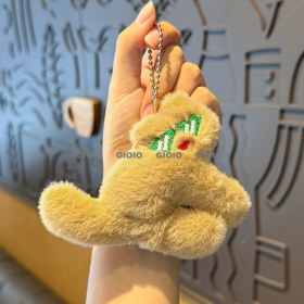 Resim Silver1 Diy Hediye Sevimli Biblolar Yaratıcı Kadın Hediye Öğrenciler Kolye Peluş Anahtarlık Kitap Çantası Kolye (Yurt Dışından) 