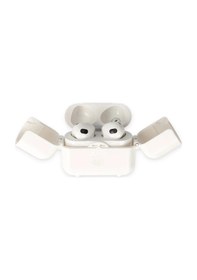Resim Newface Apple Uyumlu AirPods 3 3.nesil Basmalı Kılıf - Beyaz 