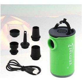 Resim Artfulabode Yönlü Yatağı, Kolay Taşınabilir Şişme Pompası Nozul, Led Işıklı Havuz Hava Geeroyoo Eşyalar Çift 5 