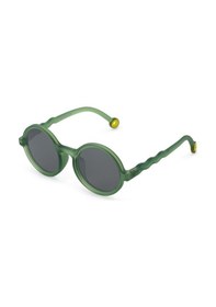 Resim Olivio&co Classic Round Çocuk Güneş Gözlüğü - Olive Green Çok Renkli 