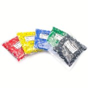 Resim TERMINAL 1000 Adet Kablo Ferrule Terminal Seti – Çok Renkli, 7 Boyut, Yalıtımlı Pim Bağlantı Elemanları, AWG 22-10 (0.5-6mm²), Soğuk Preslenmiş Ferrule Bağlantılar için Elektrik ve Güç Kontrol Uygulamaları 