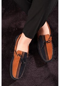 Resim Colore Hakiki Deri Erkek Günlük Ayakkabı, Loafer Ayakkabı, Hafif Ayakkabı, Süet Loafer 