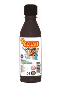 Resim Jovi 250 Ml Jovidecor Siyah Akrilik Boya 