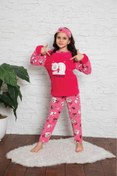 Resim Asel Çocuk Polar Pijama Takımı 