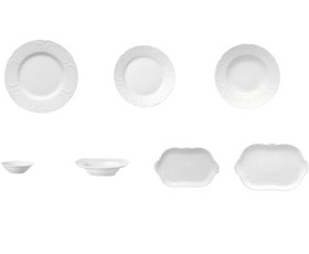Resim Rosenthal Sanssoucı Weıss 51 Parça Yemek Takımı 