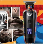 Resim Willowhaven Kemei Max 5090 Usb Şarjlı 3 Seviye Ayarlı Graffiti Erkek Saç Sakal Trimmer 