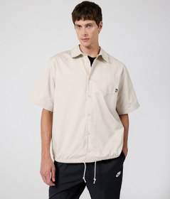 Resim Nike Club Button-Down Short-Sleeve Top 