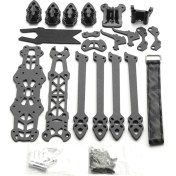 Resim Ipoearthu Mark4 7 Inç 295 mm Quadcopter Çerçeve Kiti 5 mm Kol, Siyah Baskılı 7 Inç Fpv Serbest Stil ve Rc Yarış Drone'u Için (Yurt Dışından) 