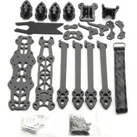 Resim Ipoearthu Mark4 7 Inç 295 mm Quadcopter Çerçeve Kiti 5 mm Kol, Siyah Baskılı 7 Inç Fpv Serbest Stil ve Rc Yarış Drone'u Için (Yurt Dışından) 