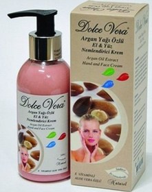 Resim Dolce Vera Argan Yağı Özlü El ve Yüz Nemlendirici Bakım Kremi 150 ML 