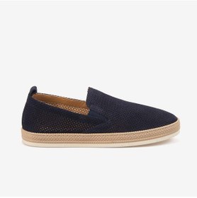 Resim Kemal Tanca Andrea Giovanni Erkek Kauçuk Taban Süet Perfore Casual Loafer 5187 Lacivert 