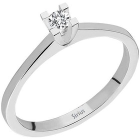 Resim Sirius Pırlanta F Renk 0,09 Karat Pırlanta Tektaş Yüzük 0804R0374 