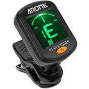 Resim Gitar Tuner, Klipsli Tuner Gitar/Bass/Viyol/Ukulele için, Otomatik Kapanma/Tek Düğme İşlemi/At-01A 