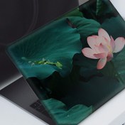 Resim Pembe Nilüfer Çiçeği Notebook Sticker, Laptop sticker,, Hp Sticker, Asus Sticker, 15.6 inç Sticker 