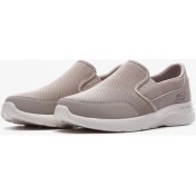 Resim Skechers Dynamight Memory Foam Taban Bağcıksız Erkek Bej Günlük Spor Ayakkabı 